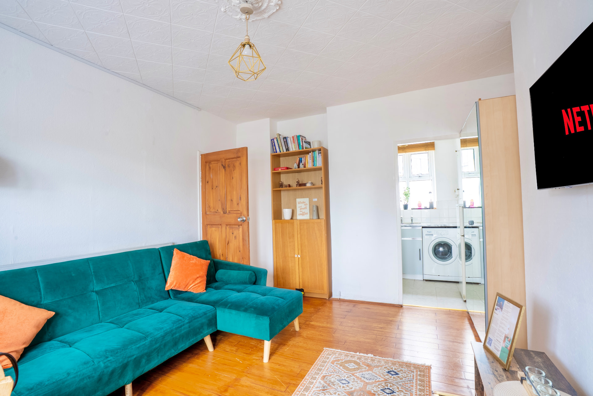 The Gold Apartment — Living room
